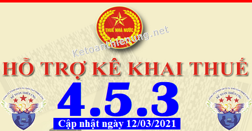 phần mềm hỗ trợ kê khai thuế HTKK 4.5.3