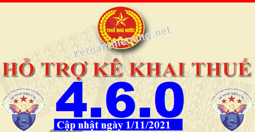 phần mềm hỗ trợ kê khai thuế HTKK 4.6.0