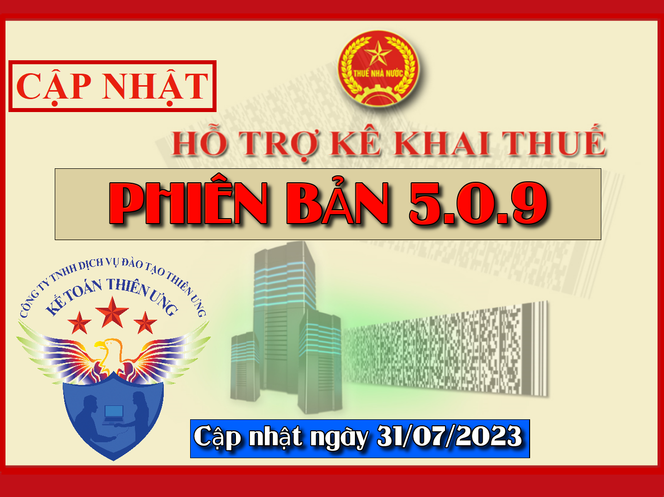 phần mềm hỗ trợ kê khai thuế HTKK 5.0.9