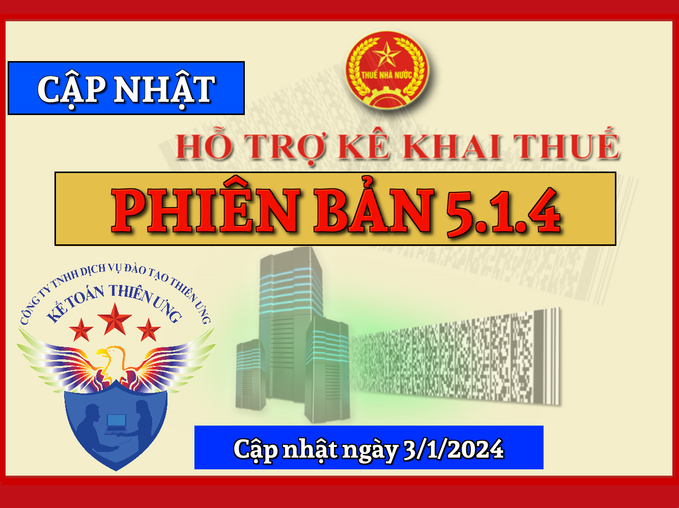 phần mềm hỗ trợ kê khai thuế HTKK 5.1.4