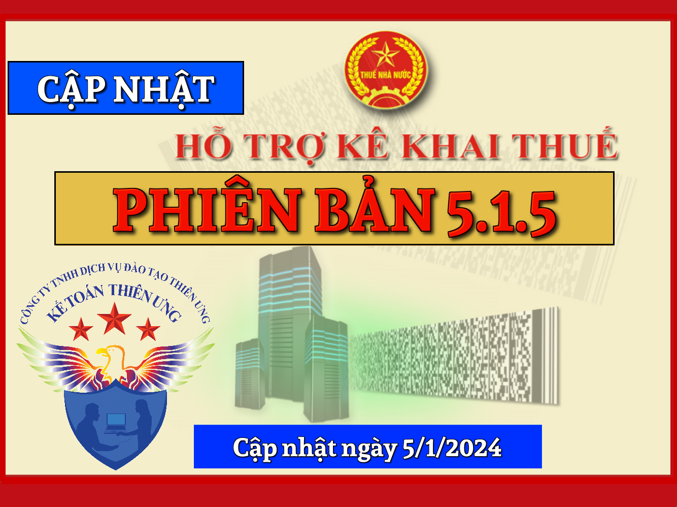 phần mềm hỗ trợ kê khai thuế HTKK 5.1.5