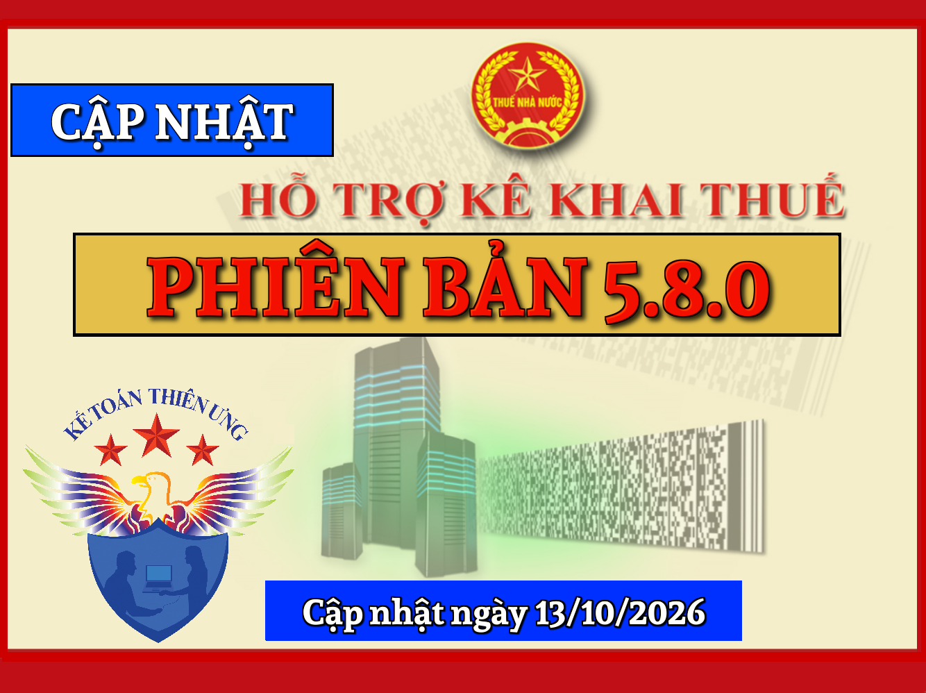 PHẦN MỀM HTKK 5.8.0