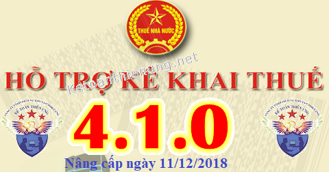 phần mềm hỗ trợ kê khai thuế HTKK 4.1.0