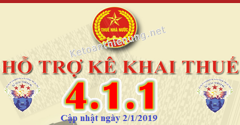 Phần mềm hỗ trợ kê khai thuế HTKK 4.1.1