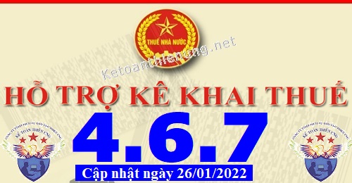 phần mềm hỗ trợ kê khai thuế HTKK 4.6.7