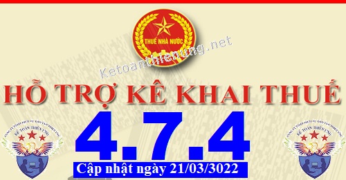 phần mềm hỗ trợ kê khai thuế HTKK 4.7.4