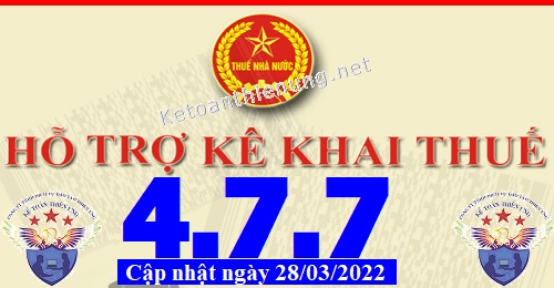phần mềm hỗ trợ kê khai thuế HTKK 4.7.7