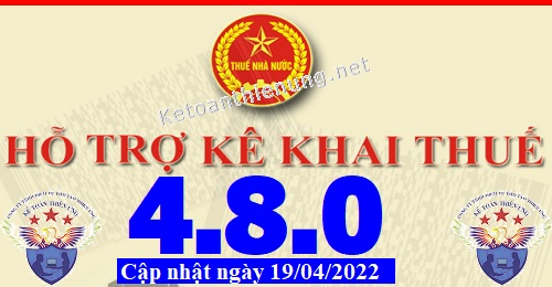 phần mềm hỗ trợ kê khai thuế HTKK 4.8.0