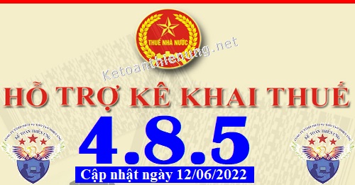 phần mềm hỗ trợ kê khai thuế HTKK 4.8.5