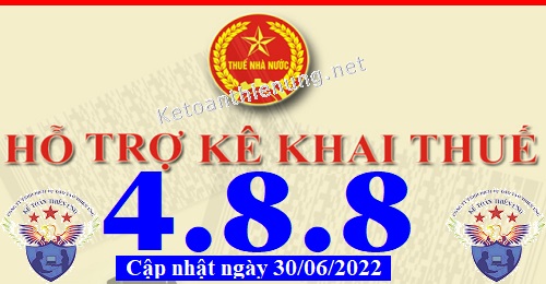 phần mềm hỗ trợ kê khai thuế HTKK 4.8.8