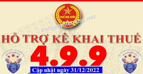 phần mềm hỗ trợ kê khai thuế HTKK 4.9.9