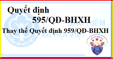 quyết định 595/BHXH thay thế QĐ 959/BHXH quyết định 595/BHXH thay thế QĐ 959/BHXH