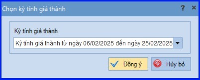 Cách tính giá thành theo phương pháp giản đơn trên Misa theo TT 133 15