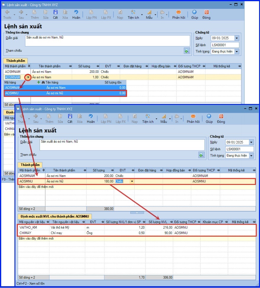 Cách tính giá thành theo phương pháp giản đơn trên Misa theo TT 200 5