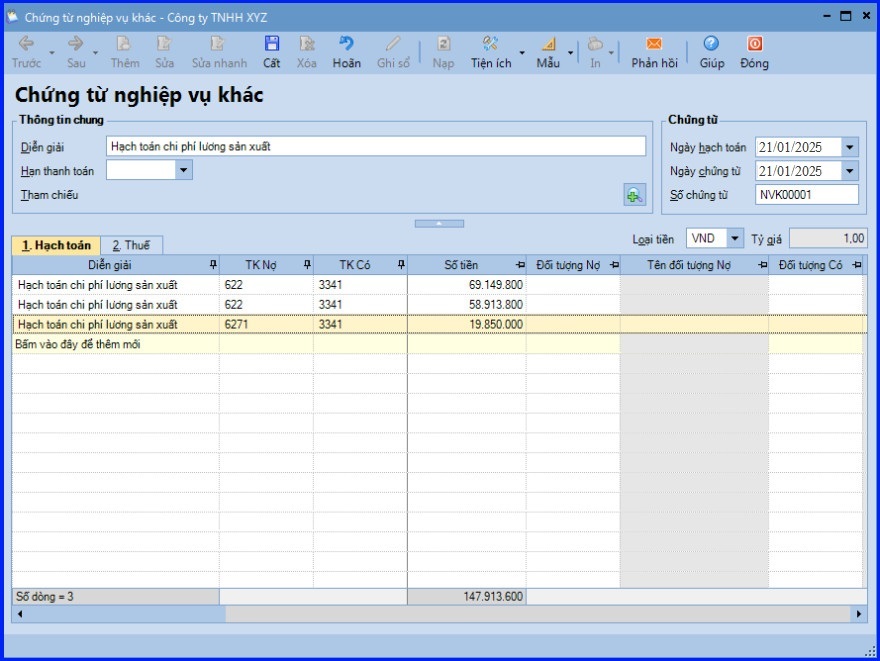 Cách tính giá thành theo phương pháp giản đơn trên Misa theo Thông tư 200 9