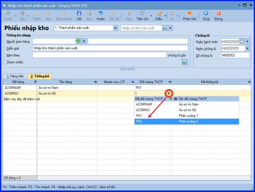 Cách tính giá thành theo phương pháp hệ số tỷ lệ trên Misa theo tt200 12