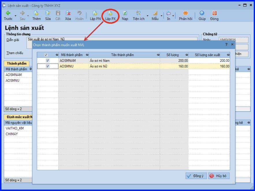 Cách tính giá thành theo phương pháp hệ số tỷ lệ trên Misa theo tt200 6