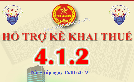Phần mềm hỗ trợ kê khai thuế HTKK 4.1.2 mới nhất 2019